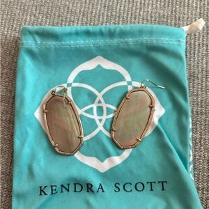 Kendra Scott Rose Gold Iridescent Earrings